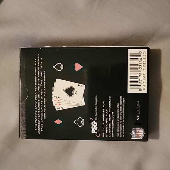 Carolina Panthers Playing Cards - Picture 2 of 2